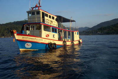 Our dive boat